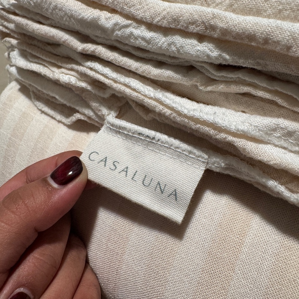 Casaluna Linen Sheets Set - Queen